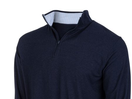 Charleston Deckhand Q-Zip - Navy Online