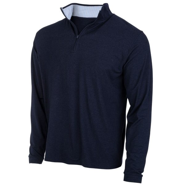 Charleston Deckhand Q-Zip - Navy Online