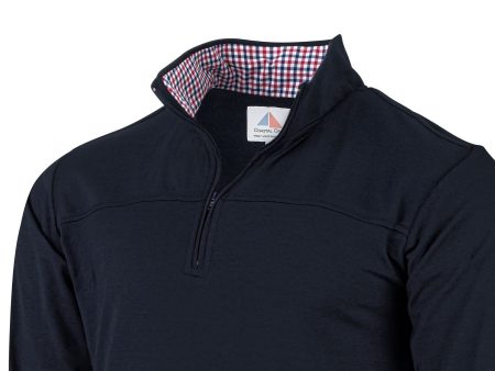 Cape Cod Deckhand Q-Zip - Navy on Sale