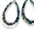 Moody Blues Opal Channel Hoop Earrings E82651 Fashion