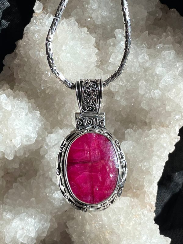 Love’s Grace Ruby Pendant For Discount