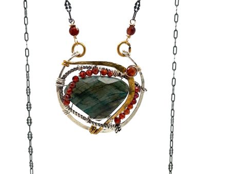 Cinnamon Labradorite Necklace 82718N Discount