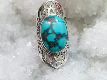 Sky Goddess Turquoise Ring Online now