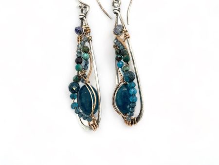 Apatite Jewel Drop Earrings E78689 Sale