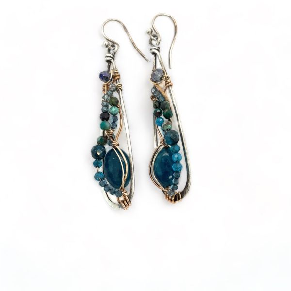 Apatite Jewel Drop Earrings E78689 Sale