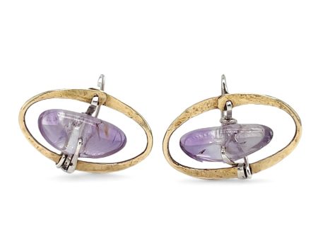 Amethyst Pebble Post Earrings E83266 Supply