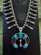 Navajo Squash Blossom Turquoise Necklace Fashion