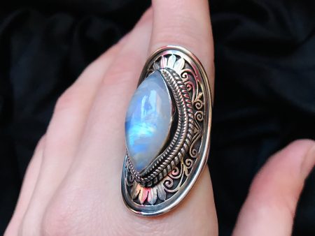 Eye of The Divine Moonstone Ring Online Sale