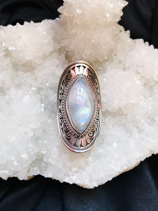 Eye of The Divine Moonstone Ring Online Sale