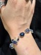 Multi-stone Star Sapphire and Topaz Bracelet Online Sale