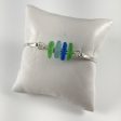 Multi-Colored Sea Glass & Sterling Silver Bracelet Sale