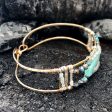 Amazonite Window Cuff Bracelet Hot on Sale