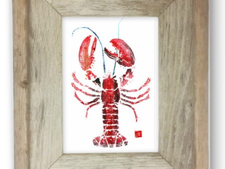 Small Framed red lobster Discount