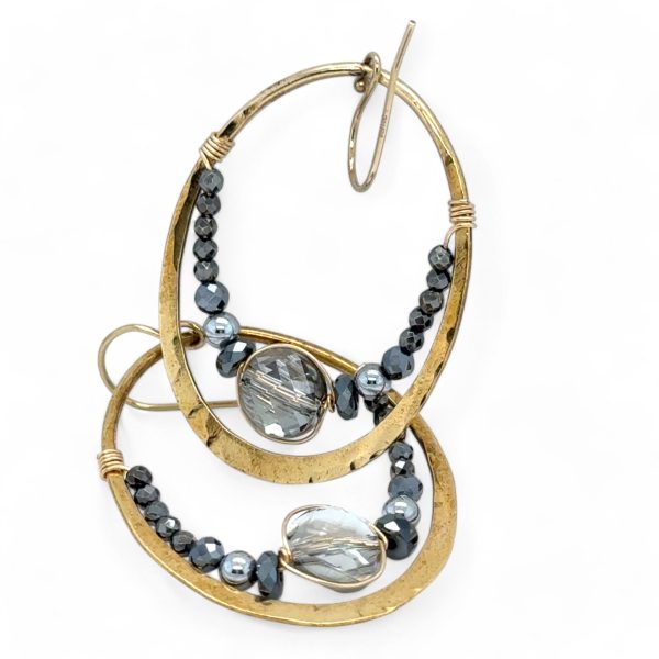 Evening Hoop Earrings E83166 For Cheap