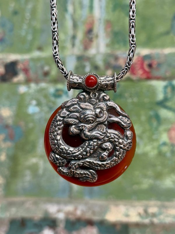 Carnelian Dragon Pendant Supply