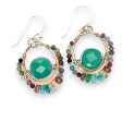 Colorful Gemstone Earrings E83106 For Discount