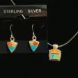 Spiney Oyster, Turquoise, & Sterling Silver Earrings on Sale