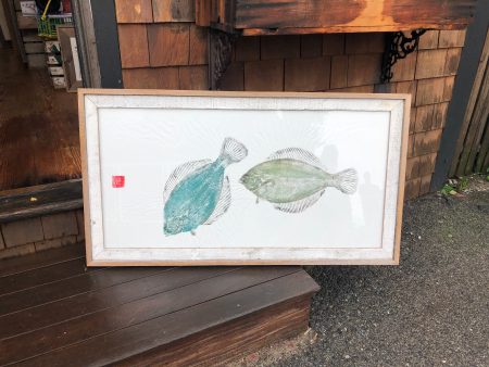 Flounder - Original Framed Print on Sale