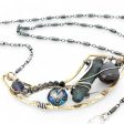 Kyanite Crescent Necklace 83350N Fashion