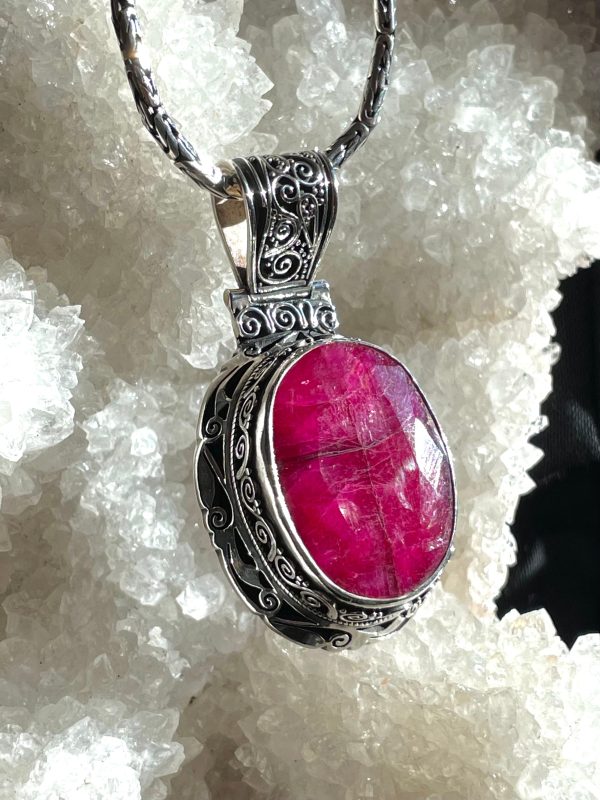 Love’s Grace Ruby Pendant For Discount