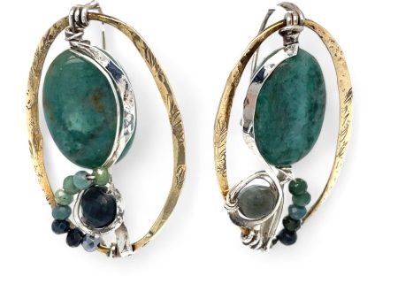 African Opal Post Earrings E83211 Online