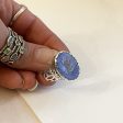 Blue Sapphire Quartz & Sterling Silver Ring by Janice Gerardi Cheap