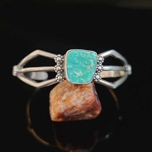 Turquoise & Sterling Silver Bracelet Fashion