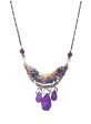 Amethyst Mosaic Necklace For Sale