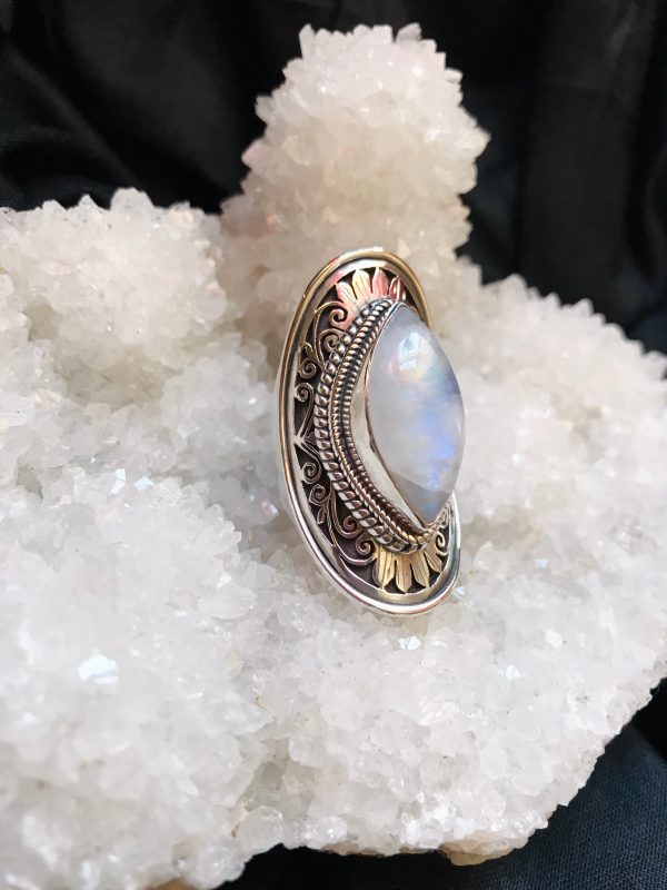 Eye of The Divine Moonstone Ring Online Sale