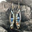 Sand and Sea Marquise Earrings For Cheap