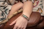 Amazonite Window Cuff Bracelet Hot on Sale