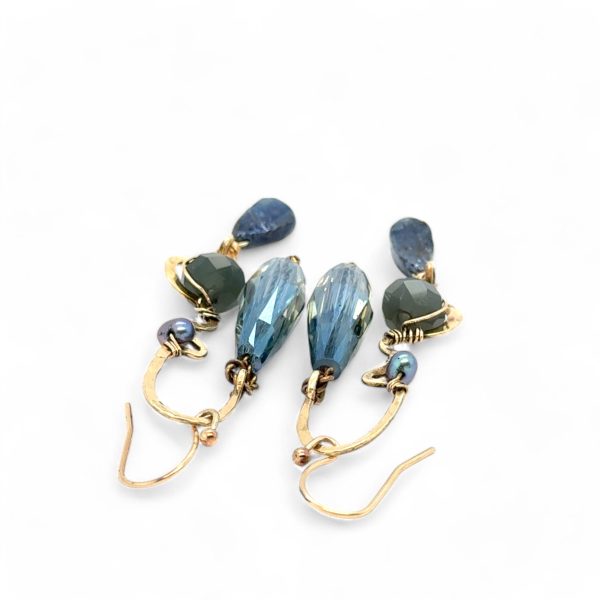 Pouring Water Earrings E81043 Discount