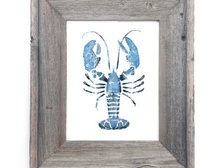 16 x 13 Framed Blue Lobster Online now