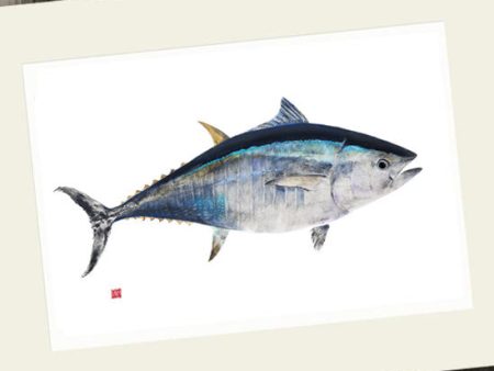 11 x 14 Bluefin Tuna Gyotaku Archival Print Fashion