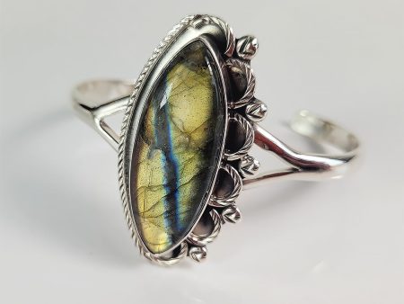 Labradorite and Sterling Silver Bracelet Online Sale