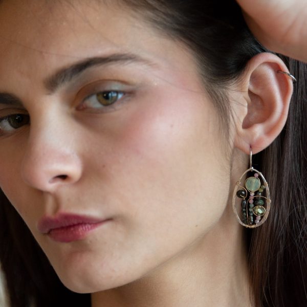 Tourmaline Garden Earrings E83298 Discount