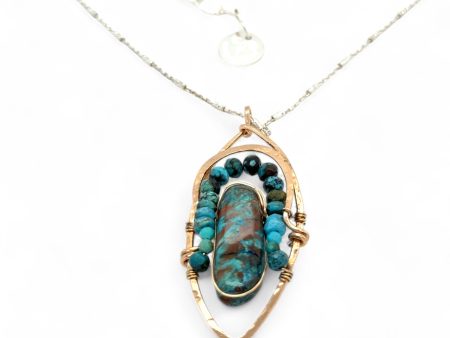 Chrysocolla Nugget Neck 83208N Online