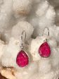 Ruby Teardrop Earrings For Cheap