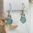 Gold and Sterling Silver Genuine Sea Glass Earrings Online Sale