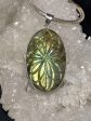 Flower of Life Hand Carved Labradorite Pendant Sale