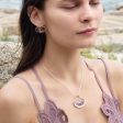 Amethyst Pebble Pendant Necklace 83265N Discount