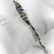 Lab Opal & Mystic Topaz set in Sterling Silver Bracelet Supply