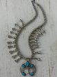 Navajo Squash Blossom Turquoise Necklace Fashion