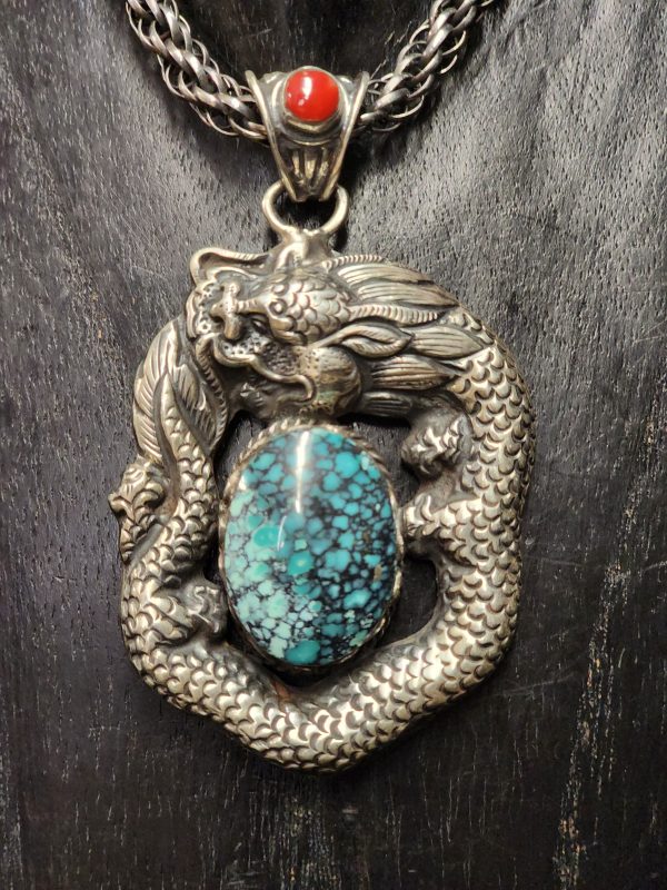 Vintage Thunder Dragon Pendant Online