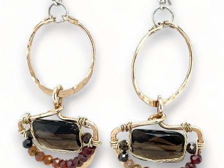 Acorn Hoop Earrings E81229 Supply