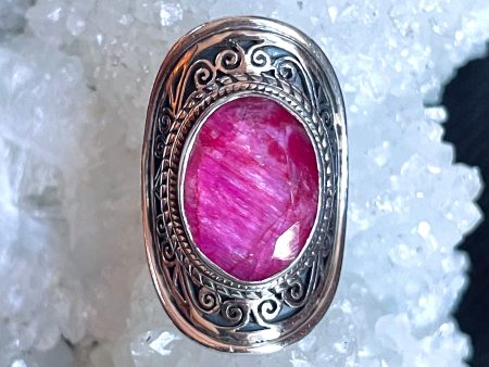 Shield of Compassion Ruby Ring For Cheap