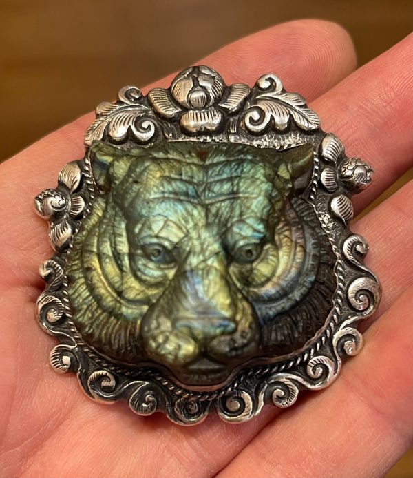 Labradorite Tigress Protection Pendant Cheap