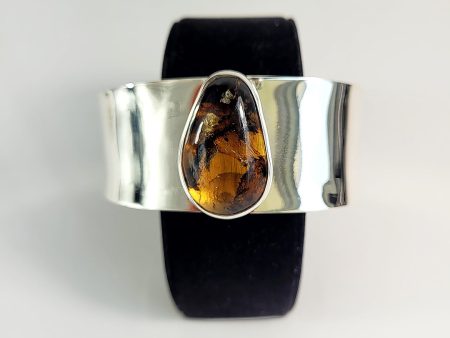 Mayan Amber and Sterling Silver Bracelet Sale