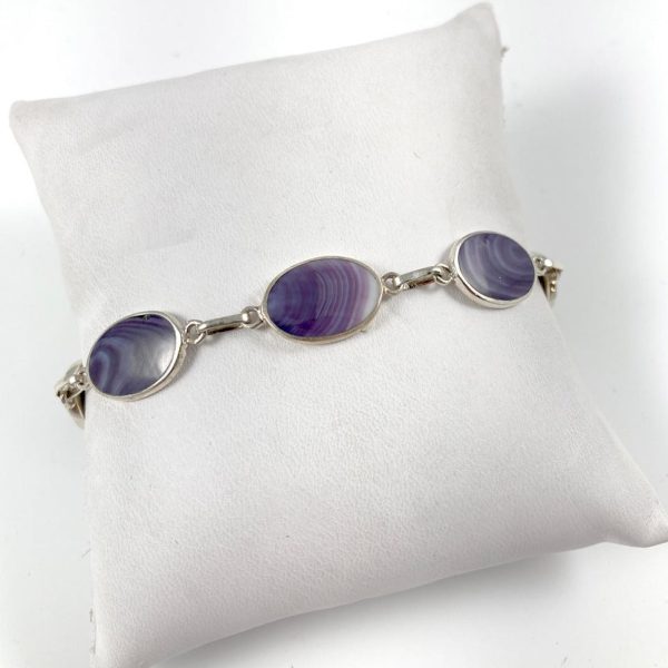 Wampum & Sterling Silver Bracelet For Discount