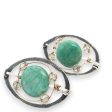 Chrysoprase Planet Post Earrings E83066 Fashion